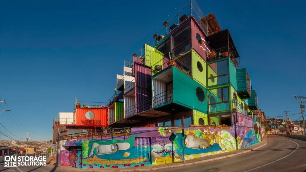 Repurposed Shipping Container Hotels Worldwide-Winebox Valparaiso Hotel in Valparaiso, Chile