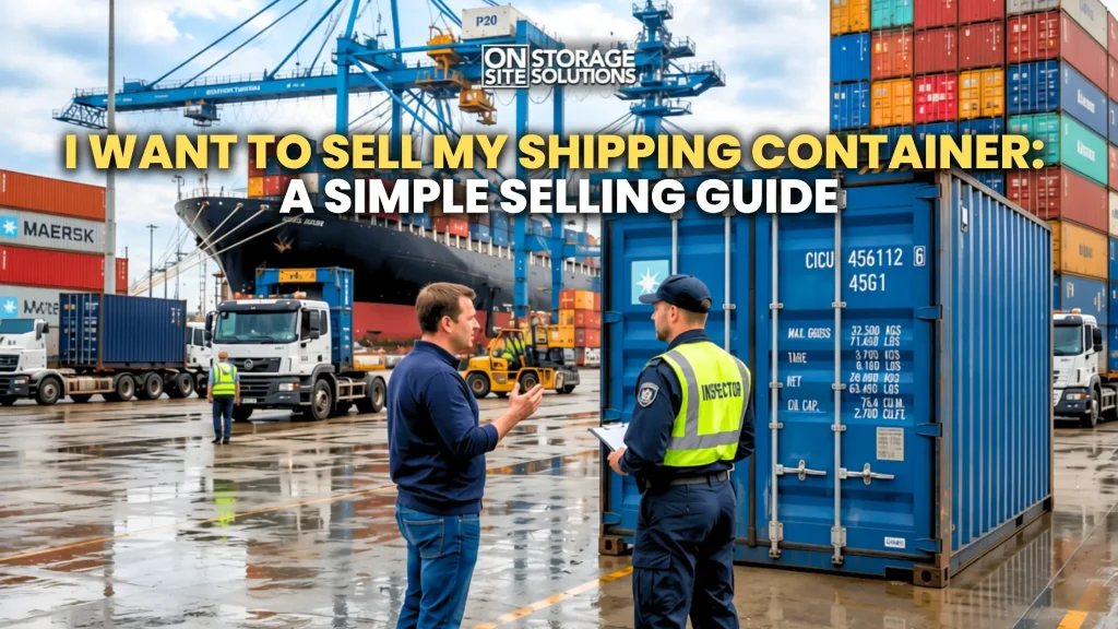 I want to sell my shipping container quickly with trusted buyers and competitive offers