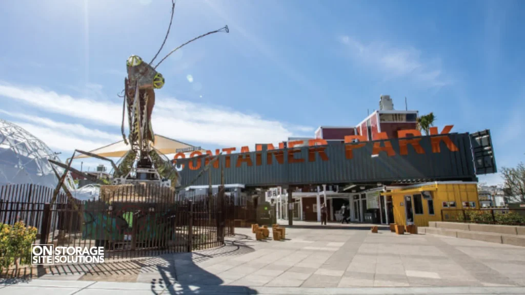 Exploring the World's Most Unique Shipping Container Parks-Downtown Container Park, Las Vegas, Nevada