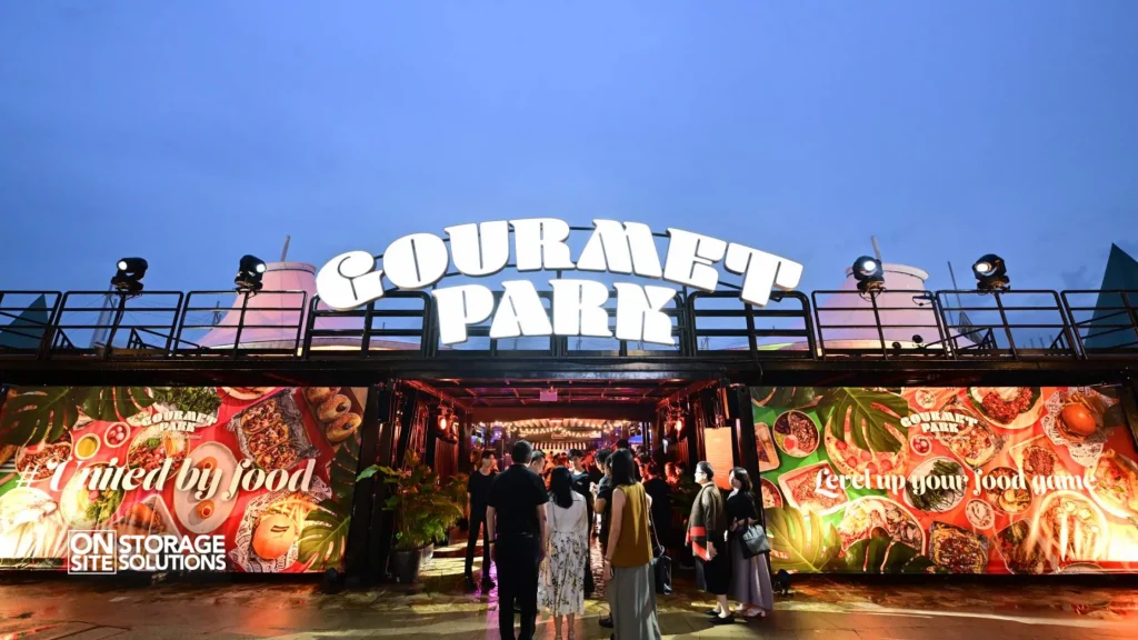 Exploring the World's Most Unique Shipping Container Parks-Gourmet Park RWS in Resorts World Sentosa, Singapore