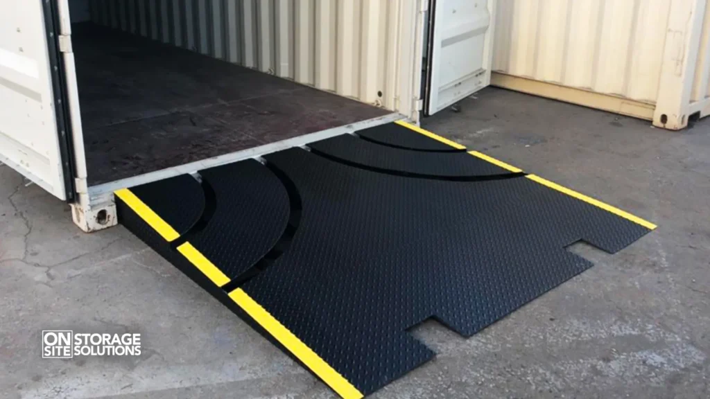Accessories for Enhancing Shipping-Containers Ramps for Shipping Containers