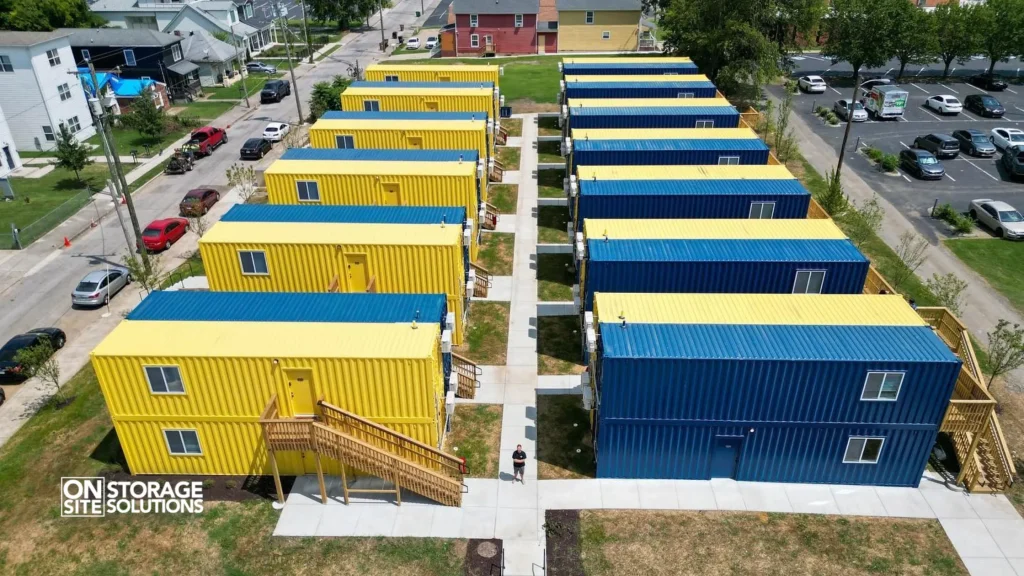 Examples of Shipping Containers Dorms in Higher Education-Fisk University in Nashville, Tennessee