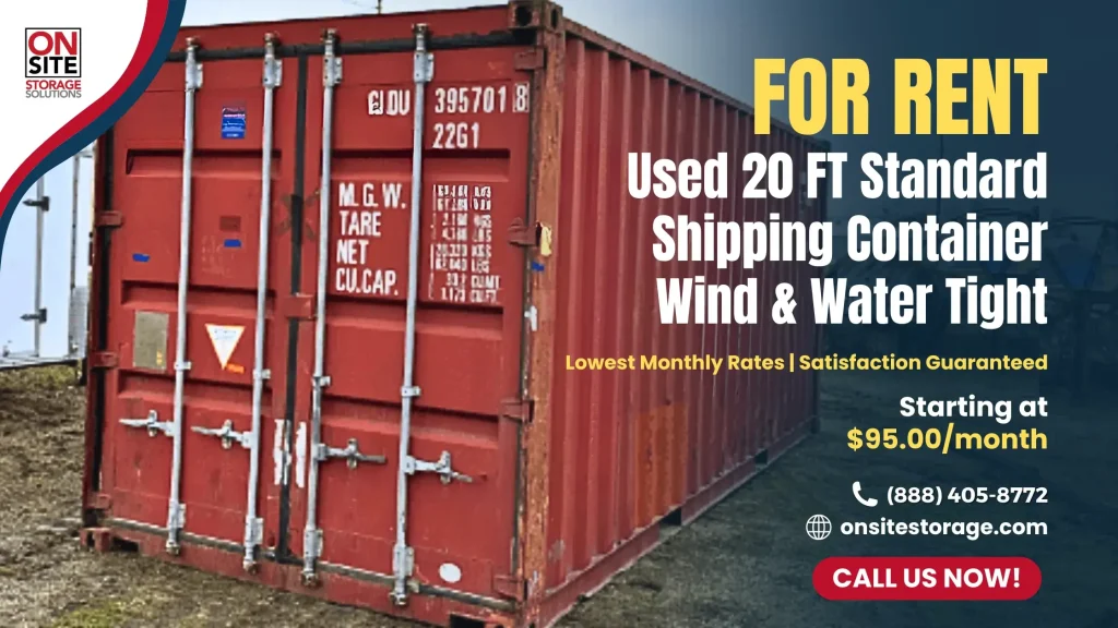 20ft Shipping Container Rental