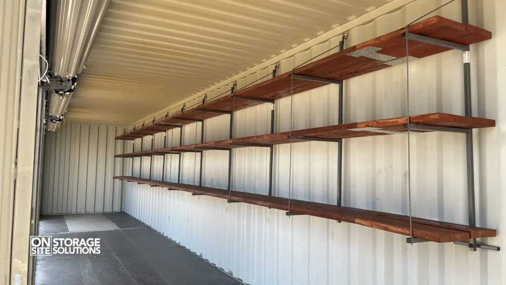 Essential Accessories for 40 Ft Shipping Containers-Shelving and Storage Solutions