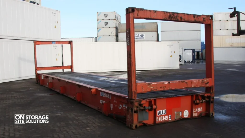Types of Shipping Containers Available-FLAT RACK CONTAINERS