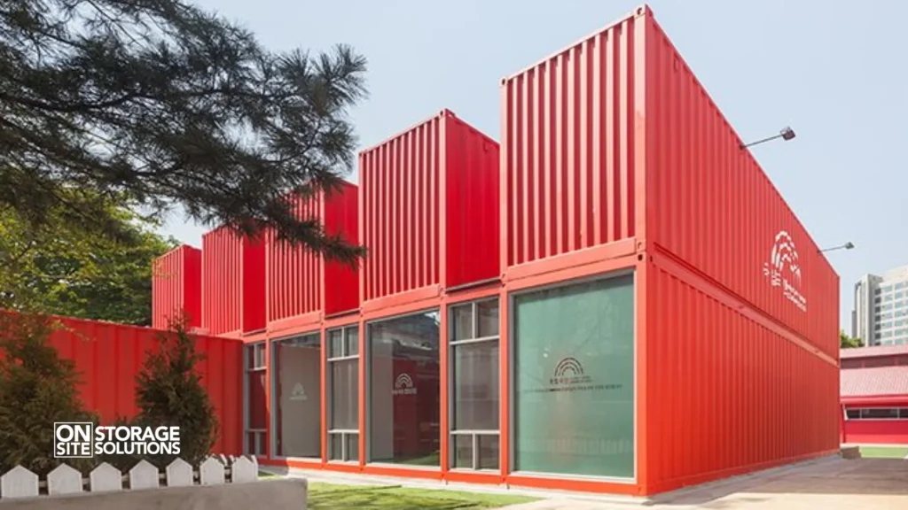 Uses for Shipping Containers-Theater and Cafe Spot