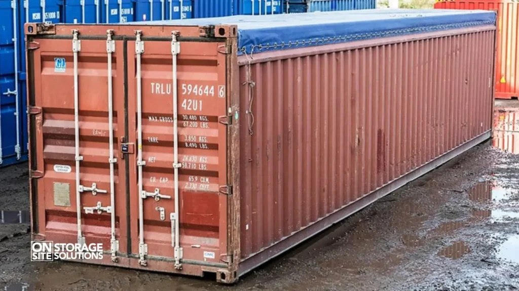 Open Top shipping container