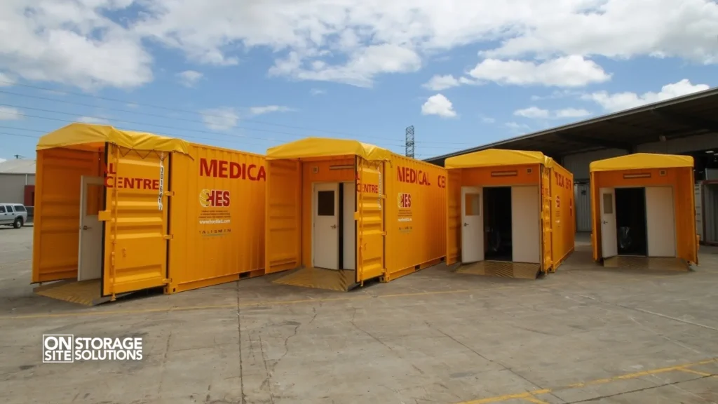 Creative Usage of 40ft HC Shipping Container Emergency Shelter