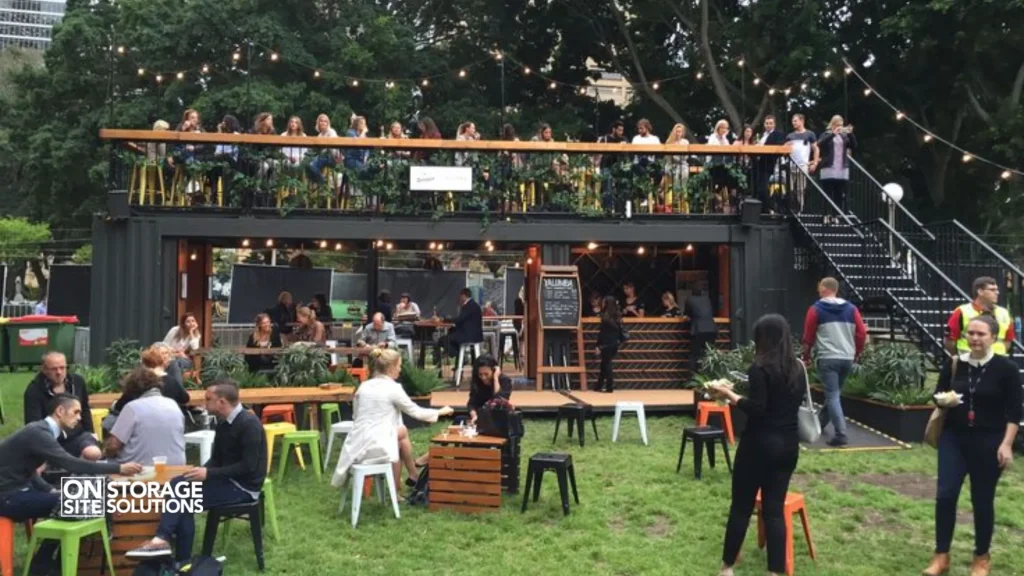 Creative Usage of 40ft HC Shipping Container Mobile Cafes