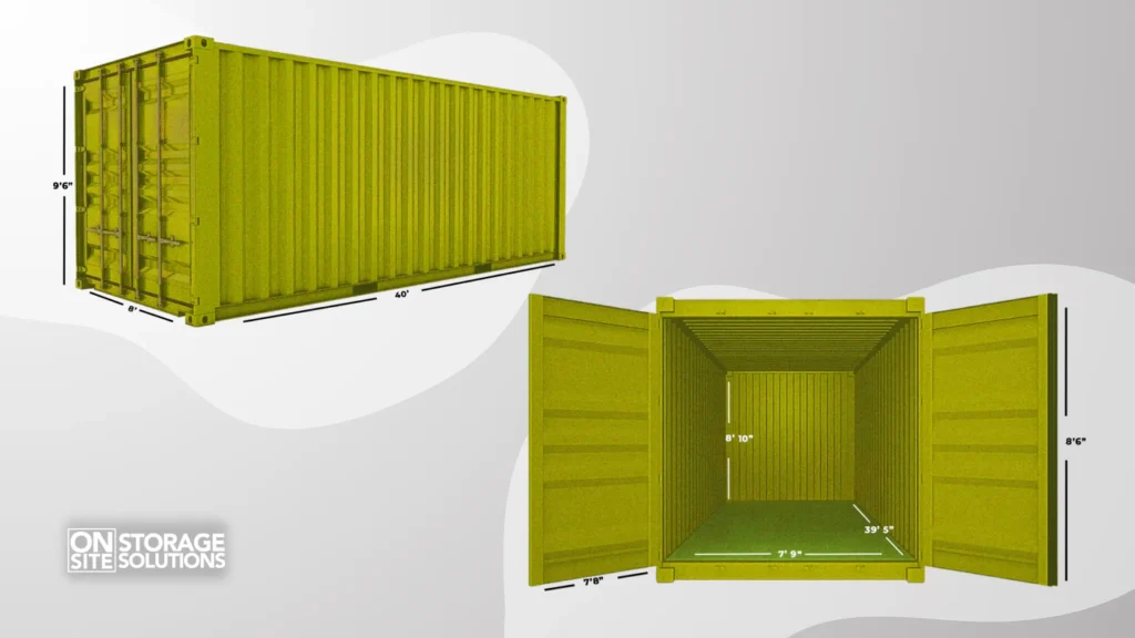 The Basics of 40-Foot High Cube Containers