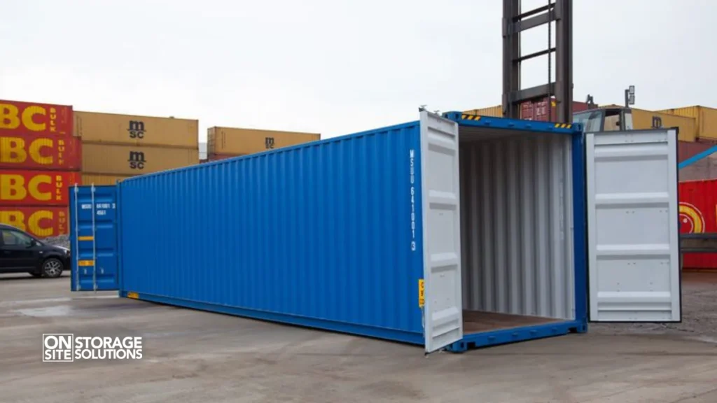 40-Foot High Cube Dry Van Door Configurations-Double Doors on Both Ends (Tunnel Container)