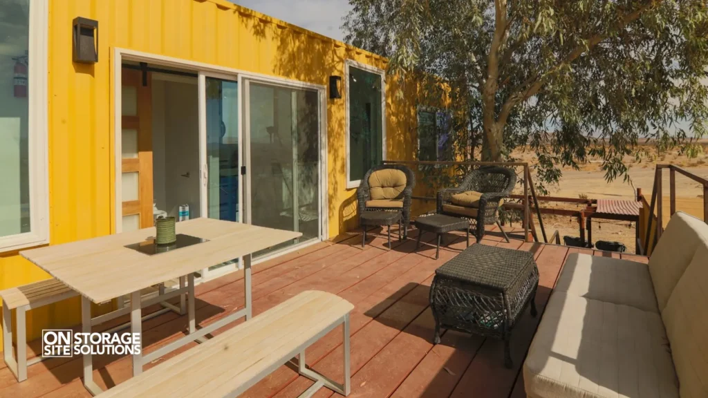 shipping container resort Good for Nature