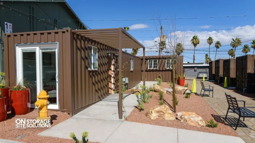 shipping container resort Saves Money