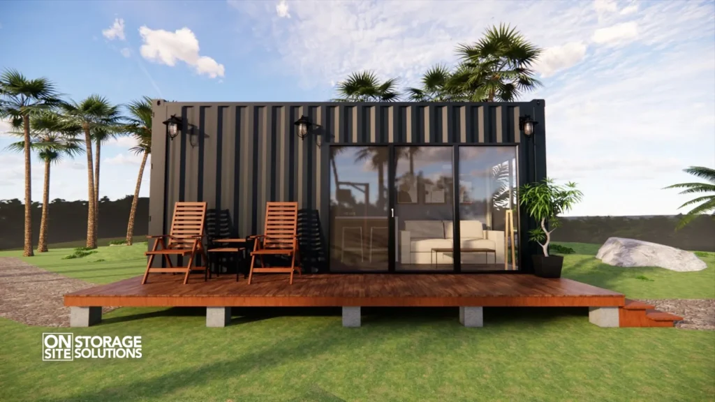 shipping container resort Sustainability