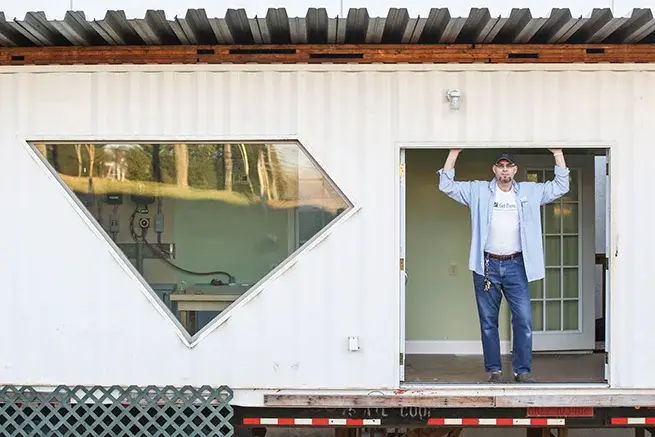 shipping container house charlotte