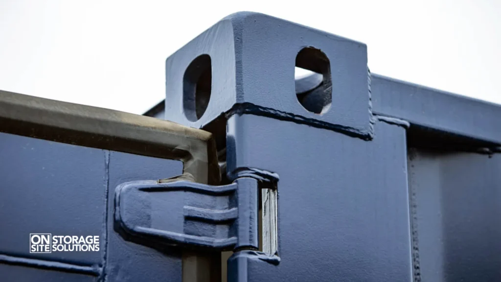 Key Features of Shipping Container Front Entrances-Heavy-Duty Hinges