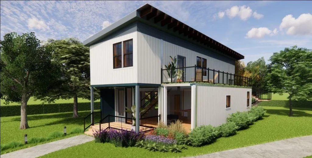 shipping container home indianapolis