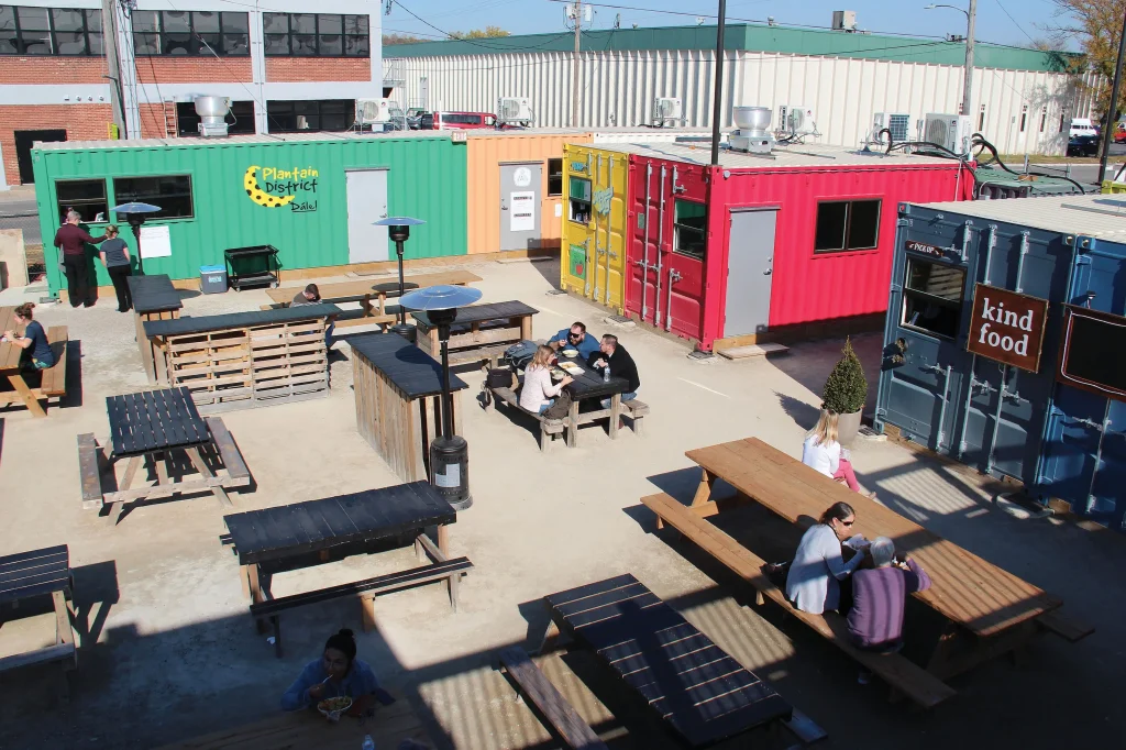 shipping container food hall kansas