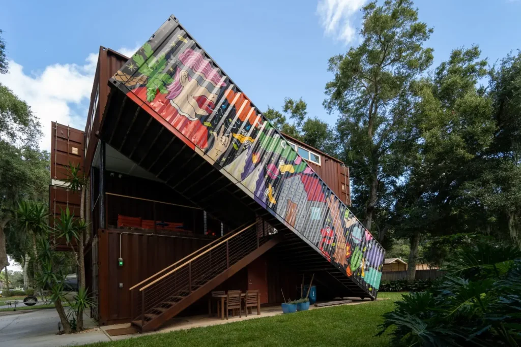 Shipping Container Airbnb in Florida