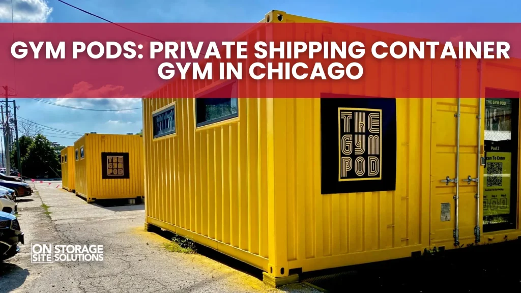 Gym Pods Private Shipping Container Gym in Chicago