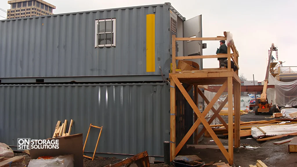 The Benefits of Shipping Containers on Construction Sites