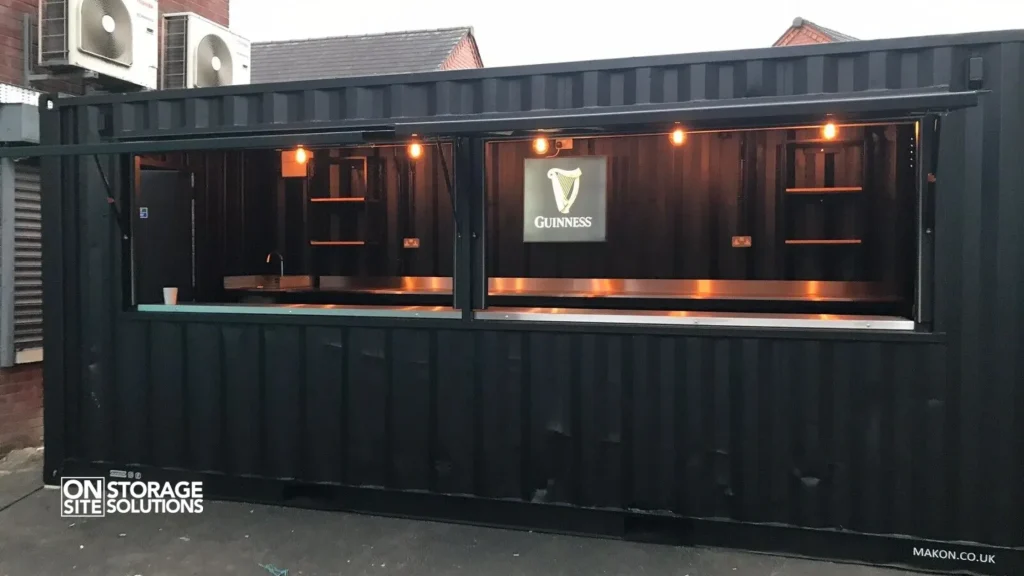 What is a Pop-Up Shipping Container Bar