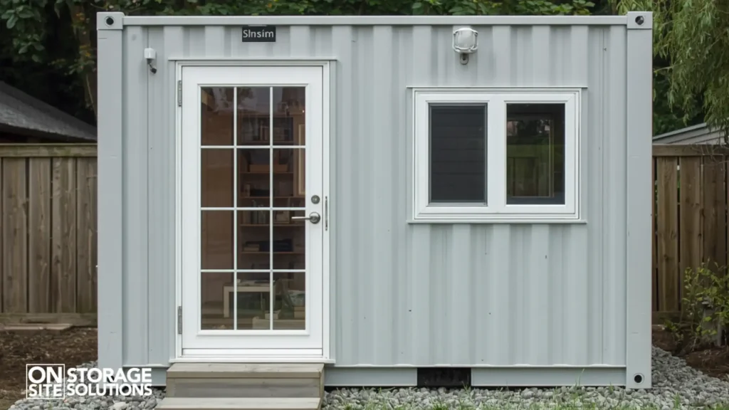 10 ft shipping container doors and windows