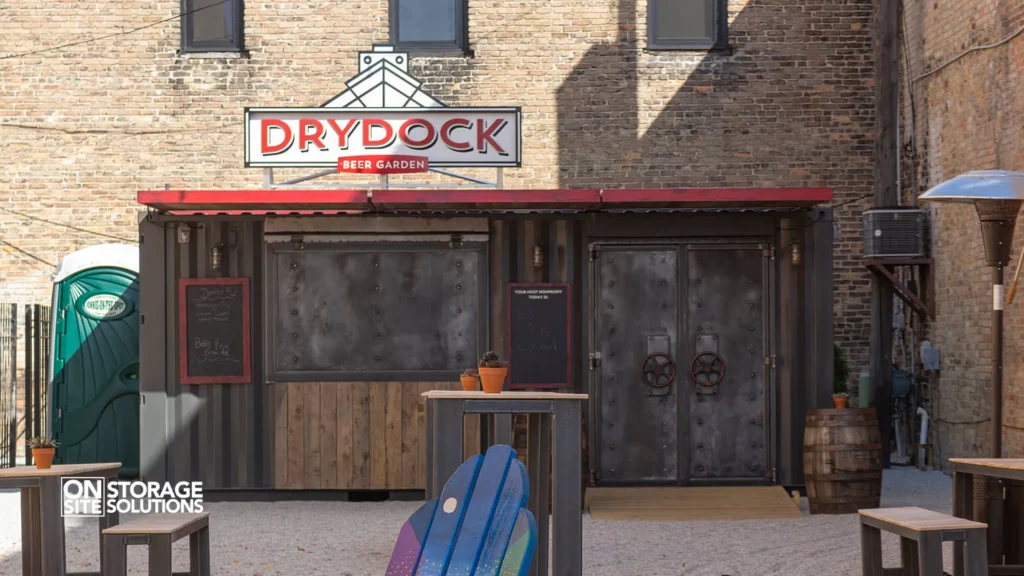 Drydock Beer Garden in downtown Bay City, Michigan