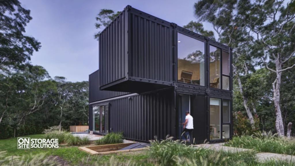 Practical Uses and Examples of Two-Story Shipping Containers-Two-story Vacation House