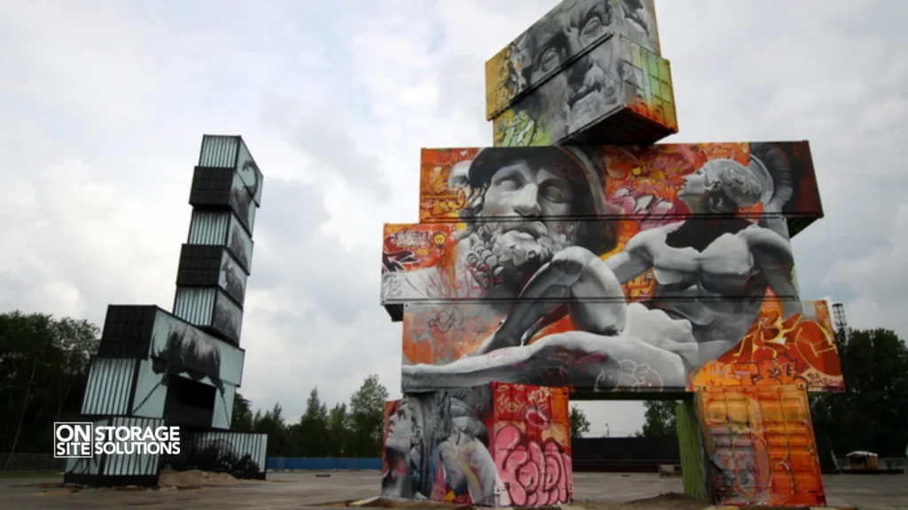 Creative Uses for Shipping Container Stencils-Graffiti Art