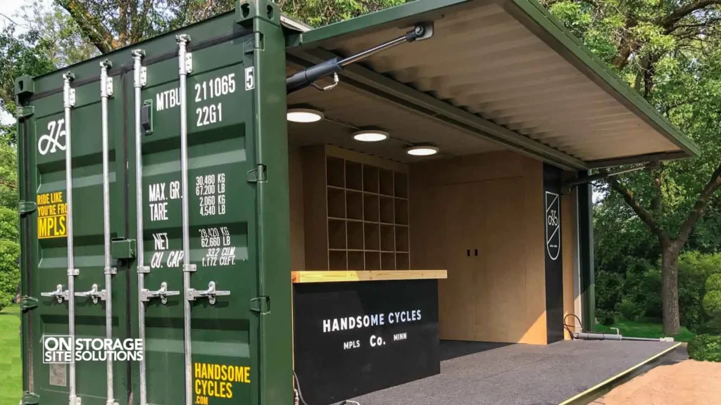 Various Window Options for Shipping Containers fold out window