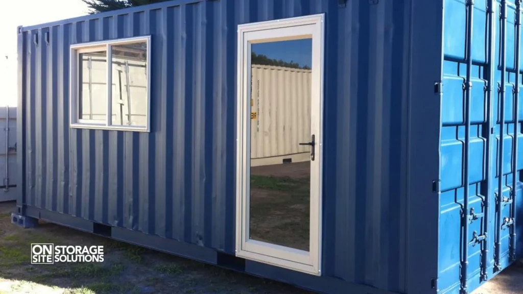 Various Window Options for Shipping Containers privacy window