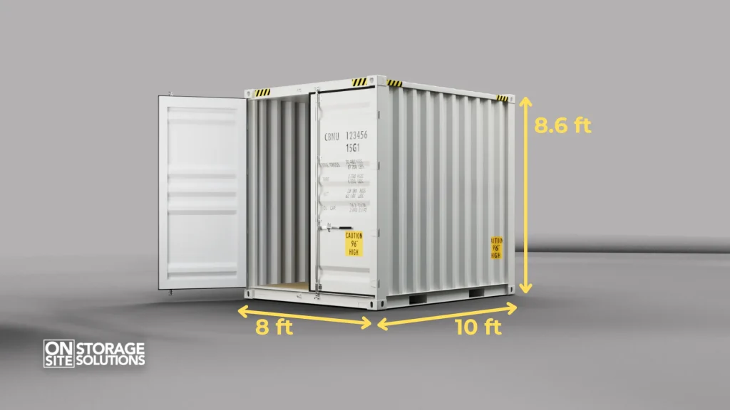 10 Foot Container Dimensions and Capacity