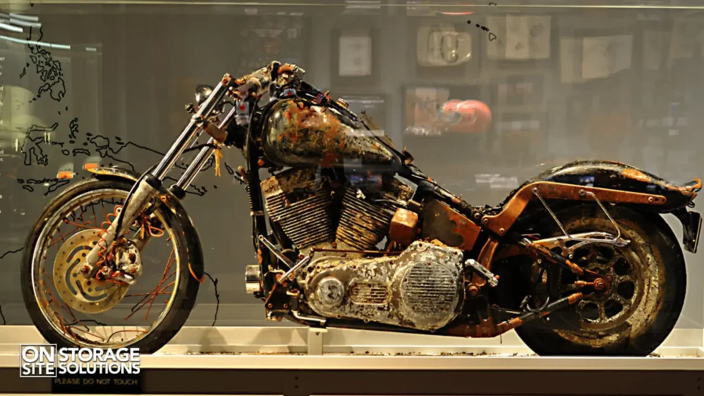 A Harley-Davidson's Journey in a Shipping Container_ A Tribute to Resilience