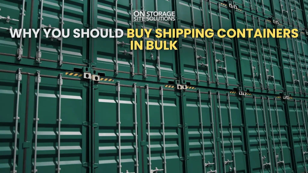 Buy Shipping Containers in Bulk