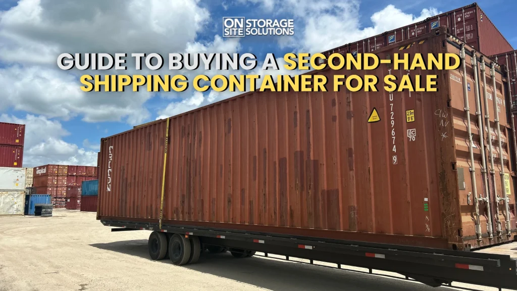 Second-Hand Shipping Container for Sale