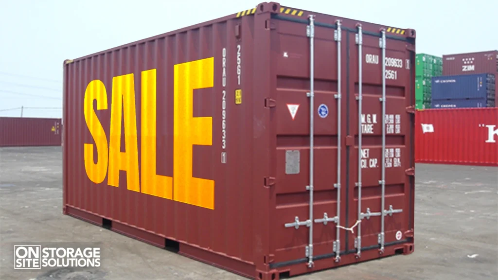 Shipping Container Cost Savings