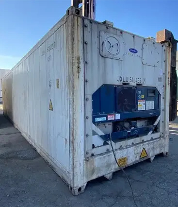 refrigerated shipping container