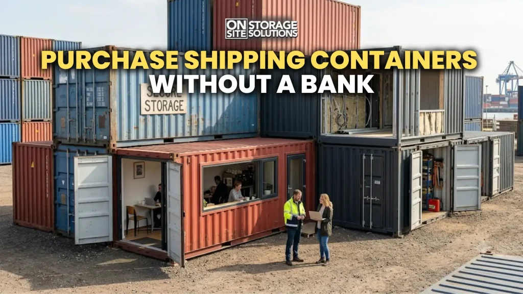 Rent to own shipping container options for flexible storage and ownership solutions