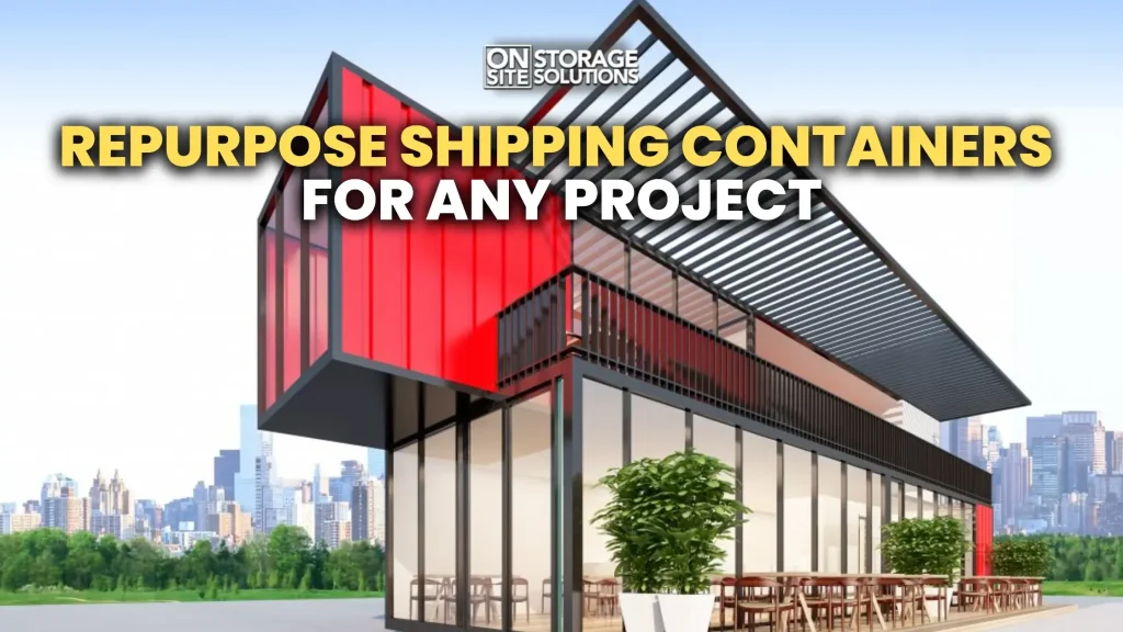 Repurpose shipping containers into versatile spaces for storage, offices, workshops, and custom building projects.