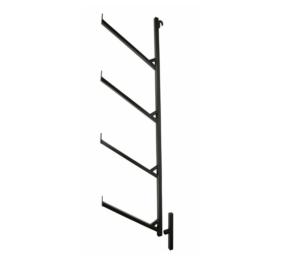 Shipping Container 4 Tier Pipe Rack, 18″ (L) x 64″ (H) By Mytee Products