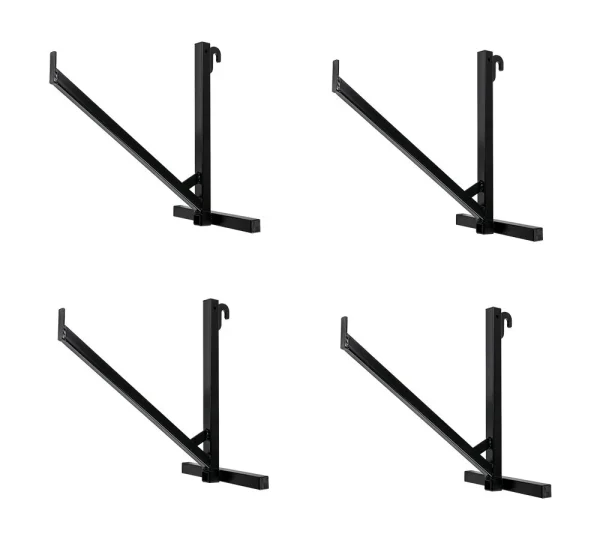 4_pack_shipping_container_1_tier_pipe_rack_-_18-1_8__l_x_16_h_right_side_angle_-_mytee_products