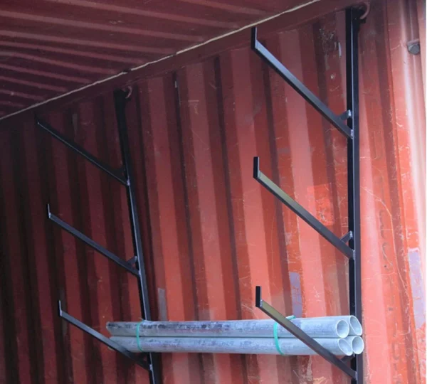 black_powder_coated_steel_shipping_container_4_tier_pipe_rack_18_l_x_64_h_sold_as_a_single_piece_usage_view_-_mytee_products_5
