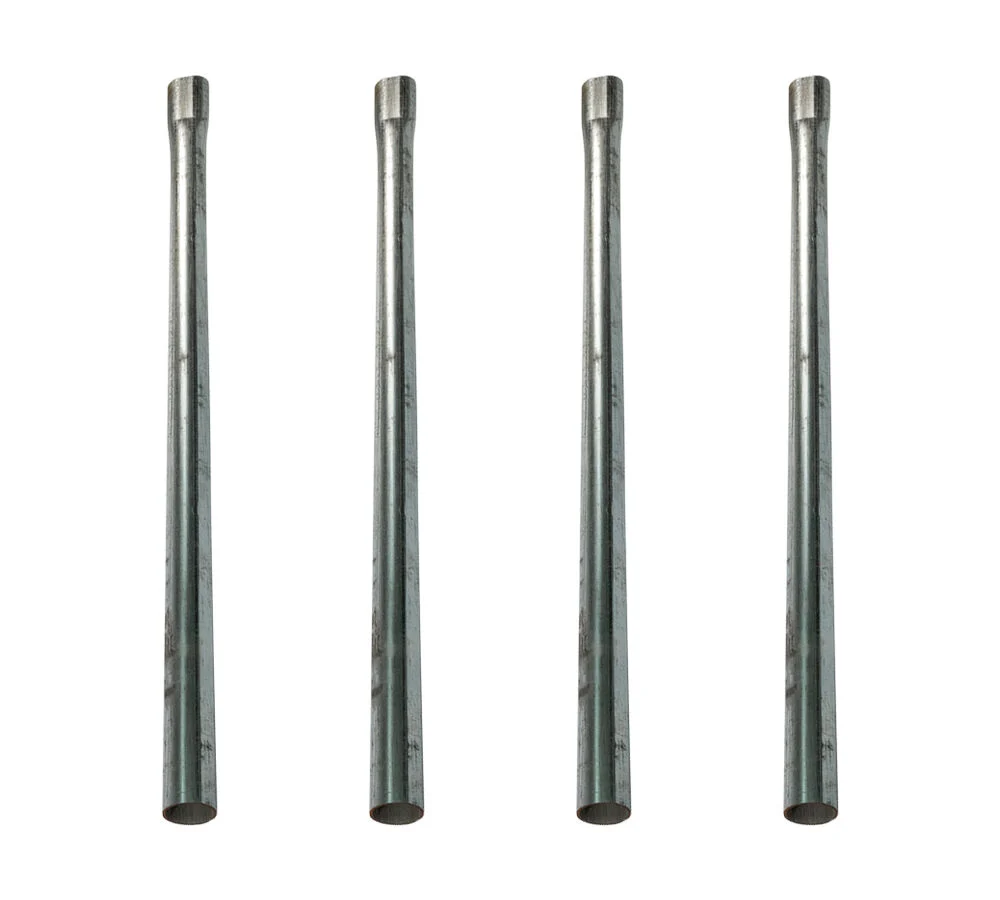 (4 Pack) Steel Pipe Stakes for Flatbed 4ft 6 In. Flatbed Trailer Hauler