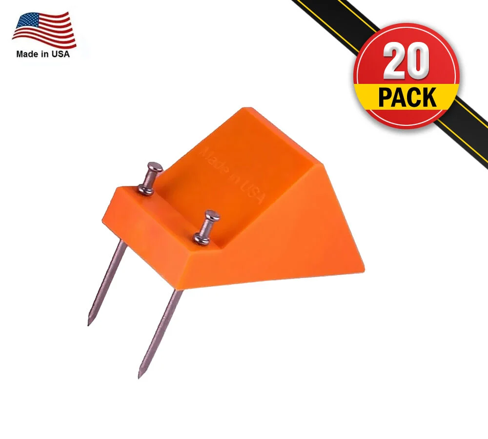 (20 Pack) Plastic Pipe Chocks 5″, Used for up to 16″ Pipes