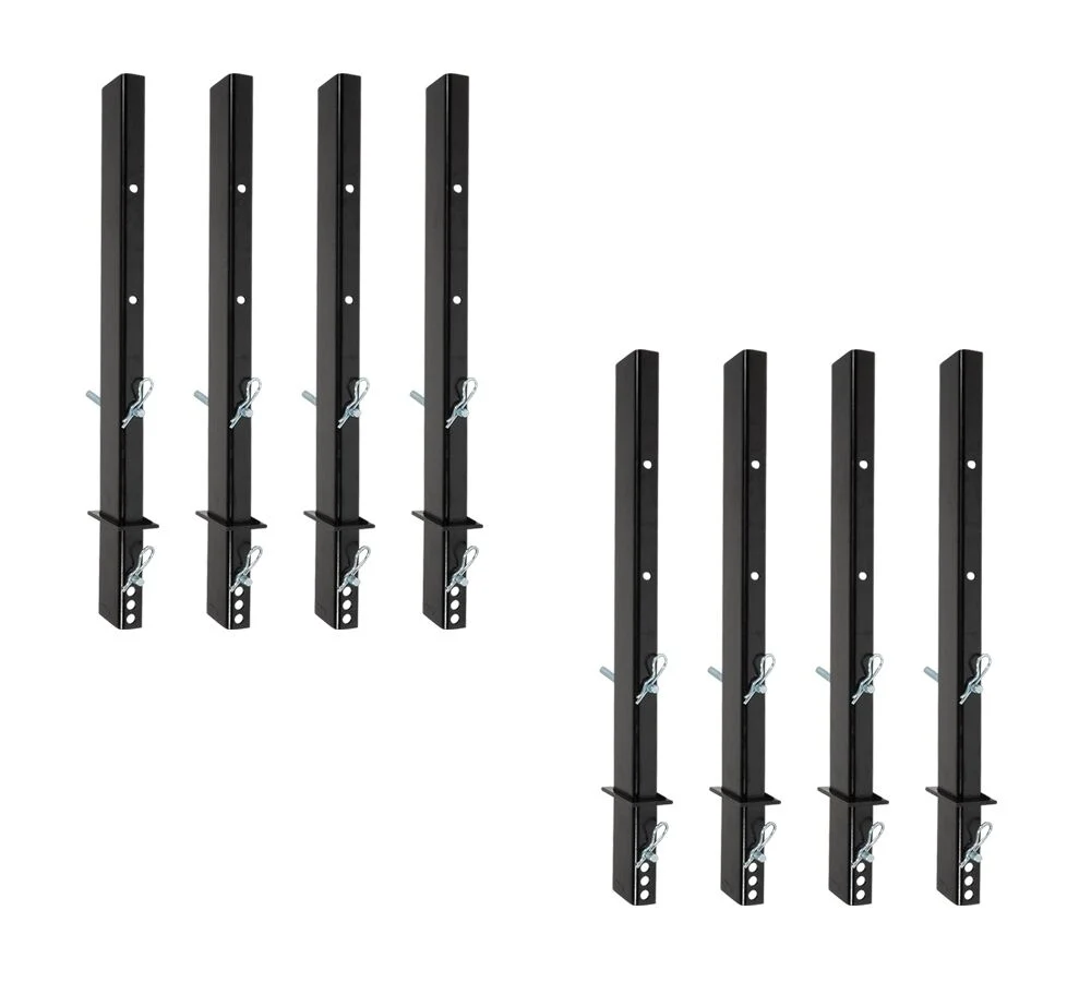 (8 Pack) Adjustable Pipe Stake 30″