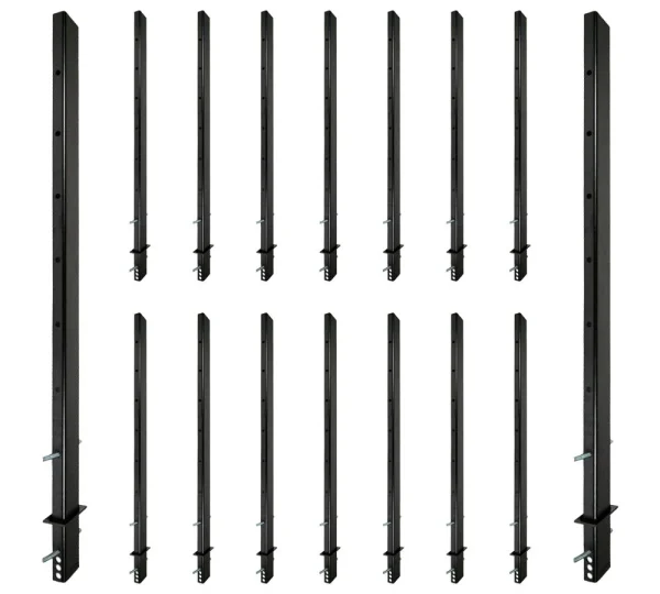 16_pack_adjustable_pipe_stake_54__-_versatile_c-channel_steel_stake_for_truck_pipe_transport_front_view_mytee_products_1