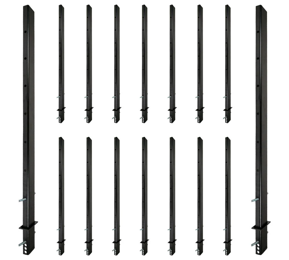 (16 Pack) Adjustable Pipe Stake 54″