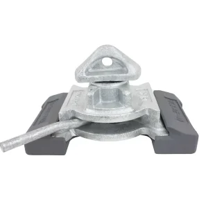 Dovetail Style Shipping Container Twist Lock & Base (45 Degrees)