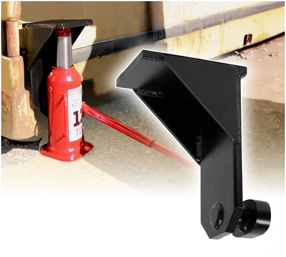 Shipping Container Jack Lug, Jack Leveling Attachment